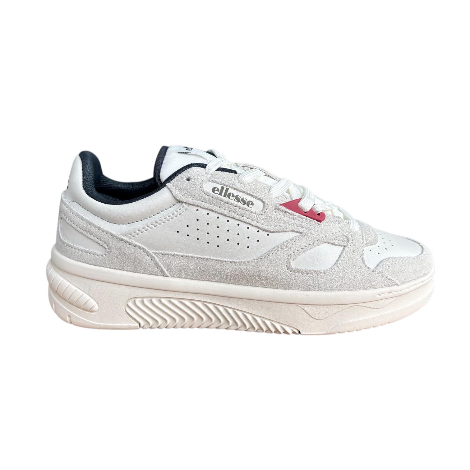 Ellesse scarpa sneakers da uomo LS914 383 bianco-blu-rosso