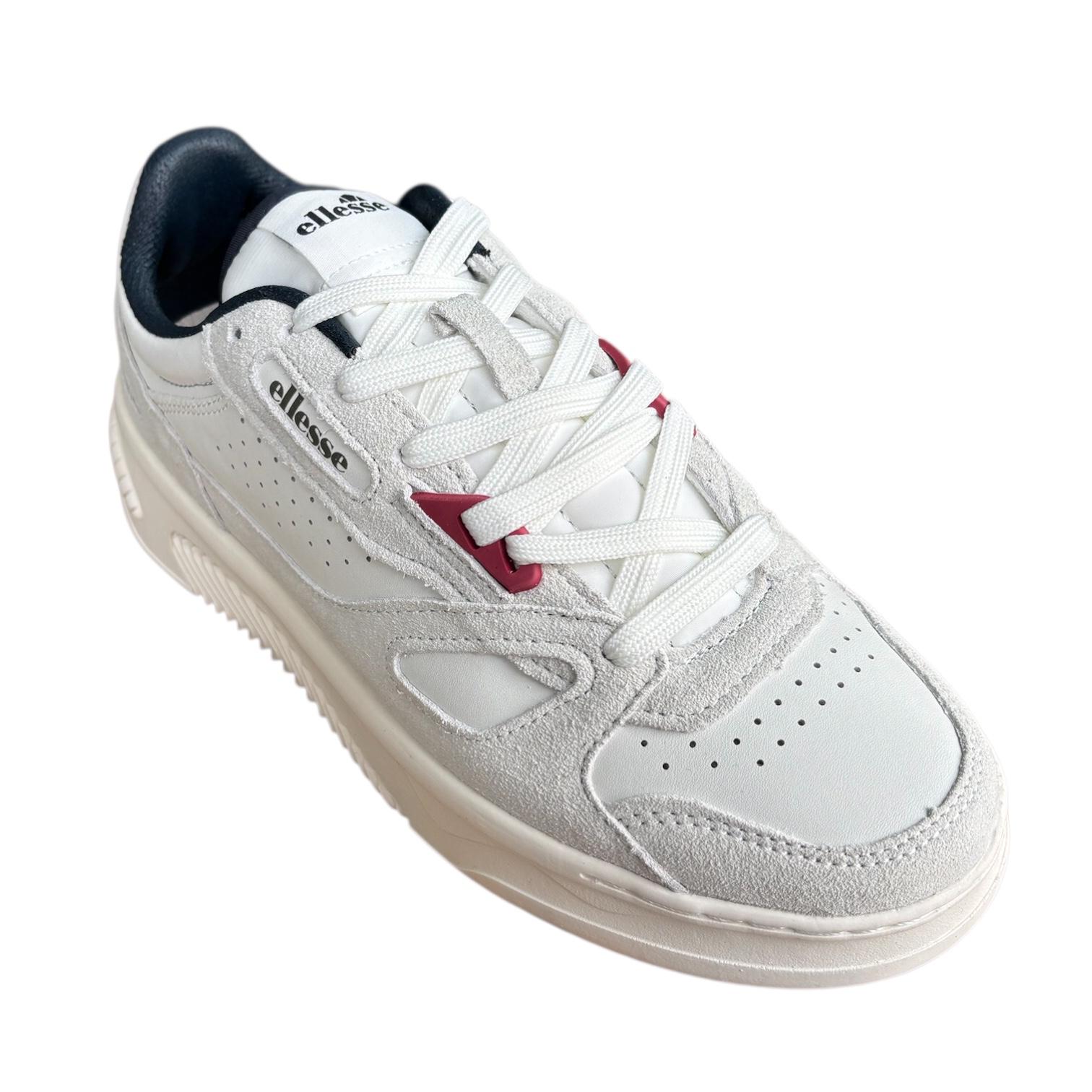 Ellesse scarpa sneakers da uomo LS914 383 bianco-blu-rosso