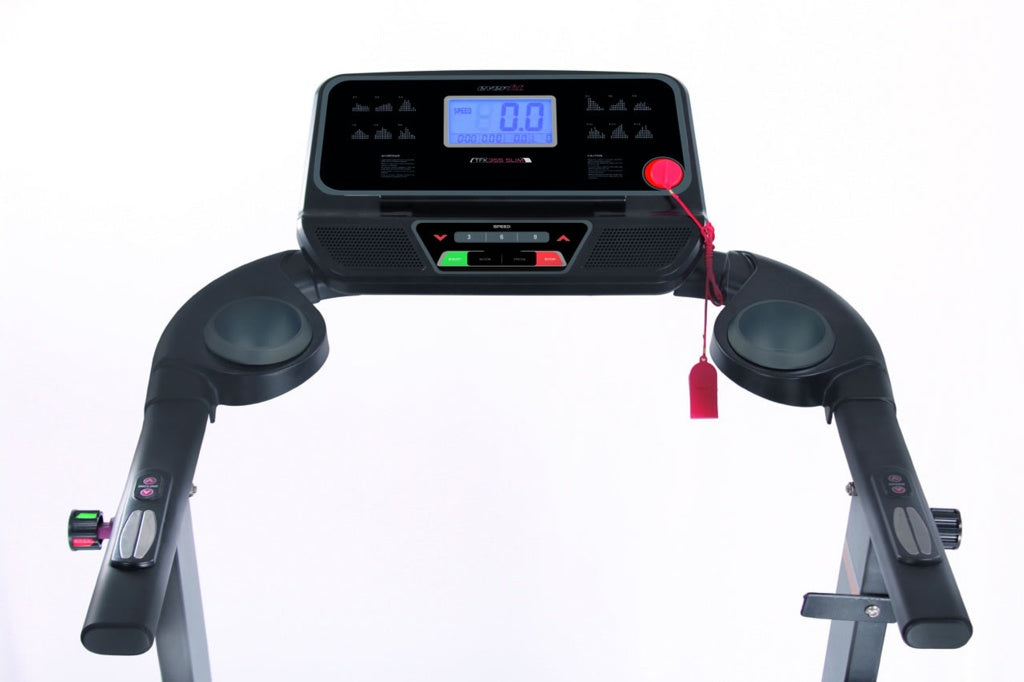 Everfit Tappeto rullante salvaspazio con inclinazione manuale TFK-355-SLIM
