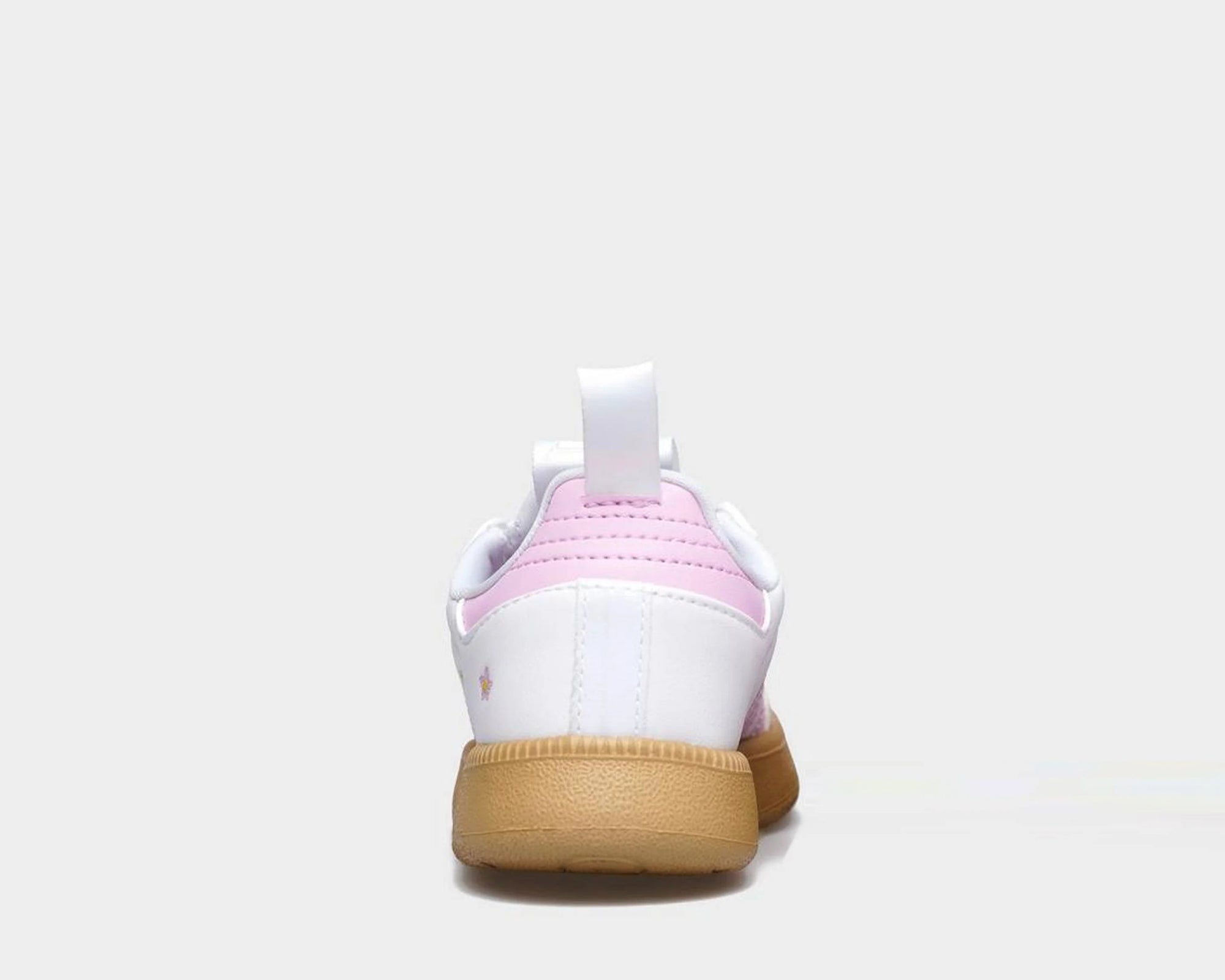 Adidas Original scarpa sneakers da ragazza Samba Quickon KK0457 Bianco-Rosa