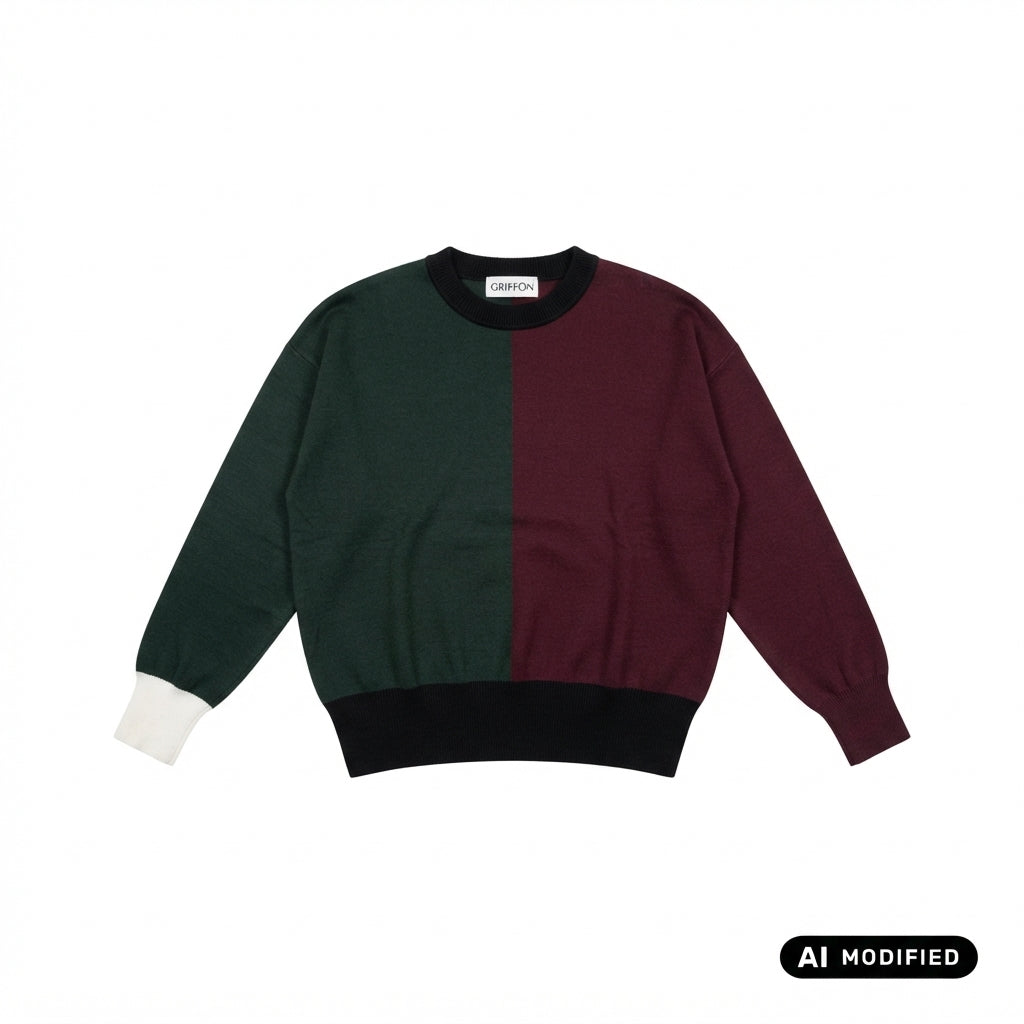 Griffai maglia girocollo da donna a 4 colori DGF7005 multicolore