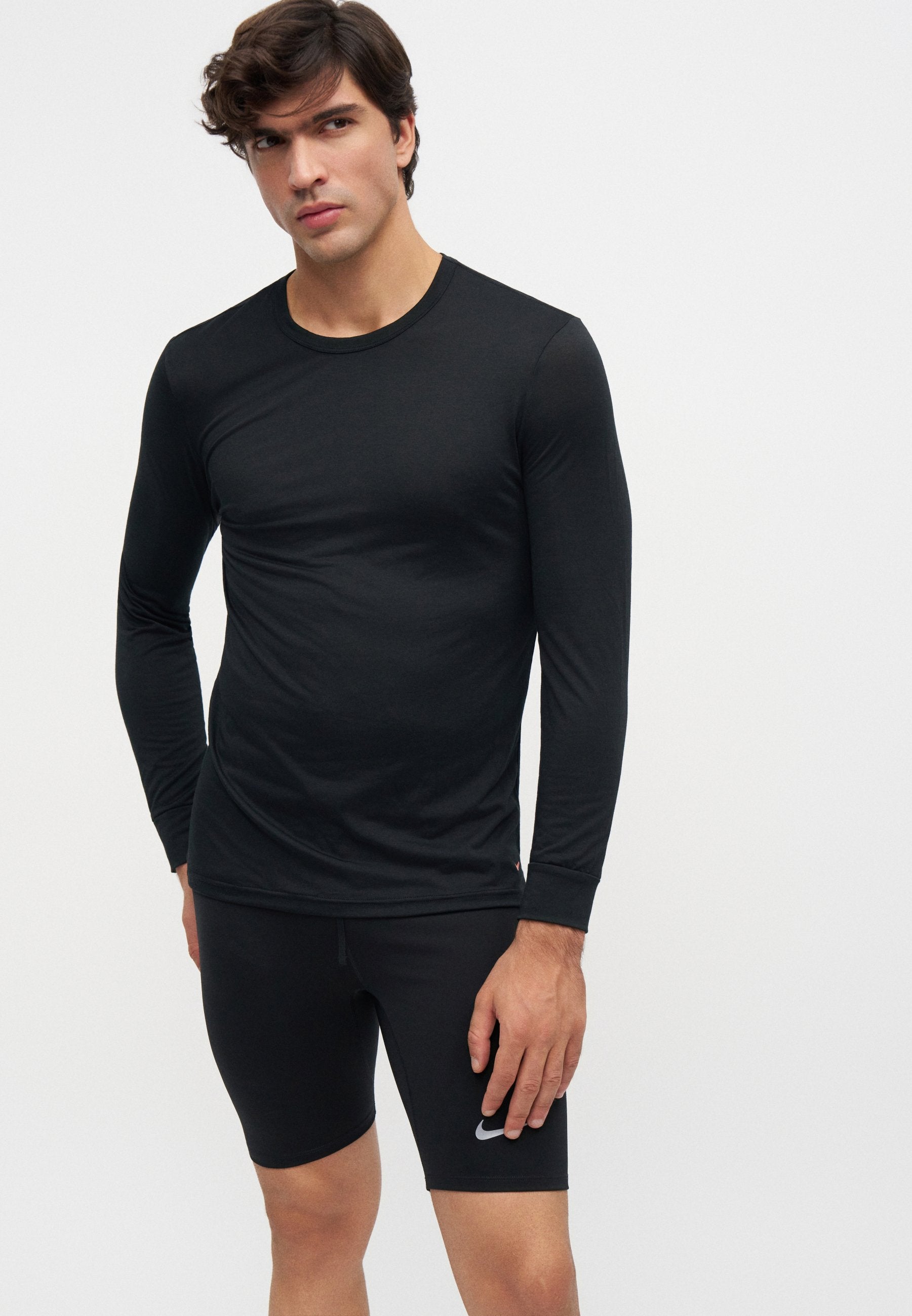Nike 2 T-shirt manica lunga da uomo Ultra Comfort KE1314 016 nero grigio