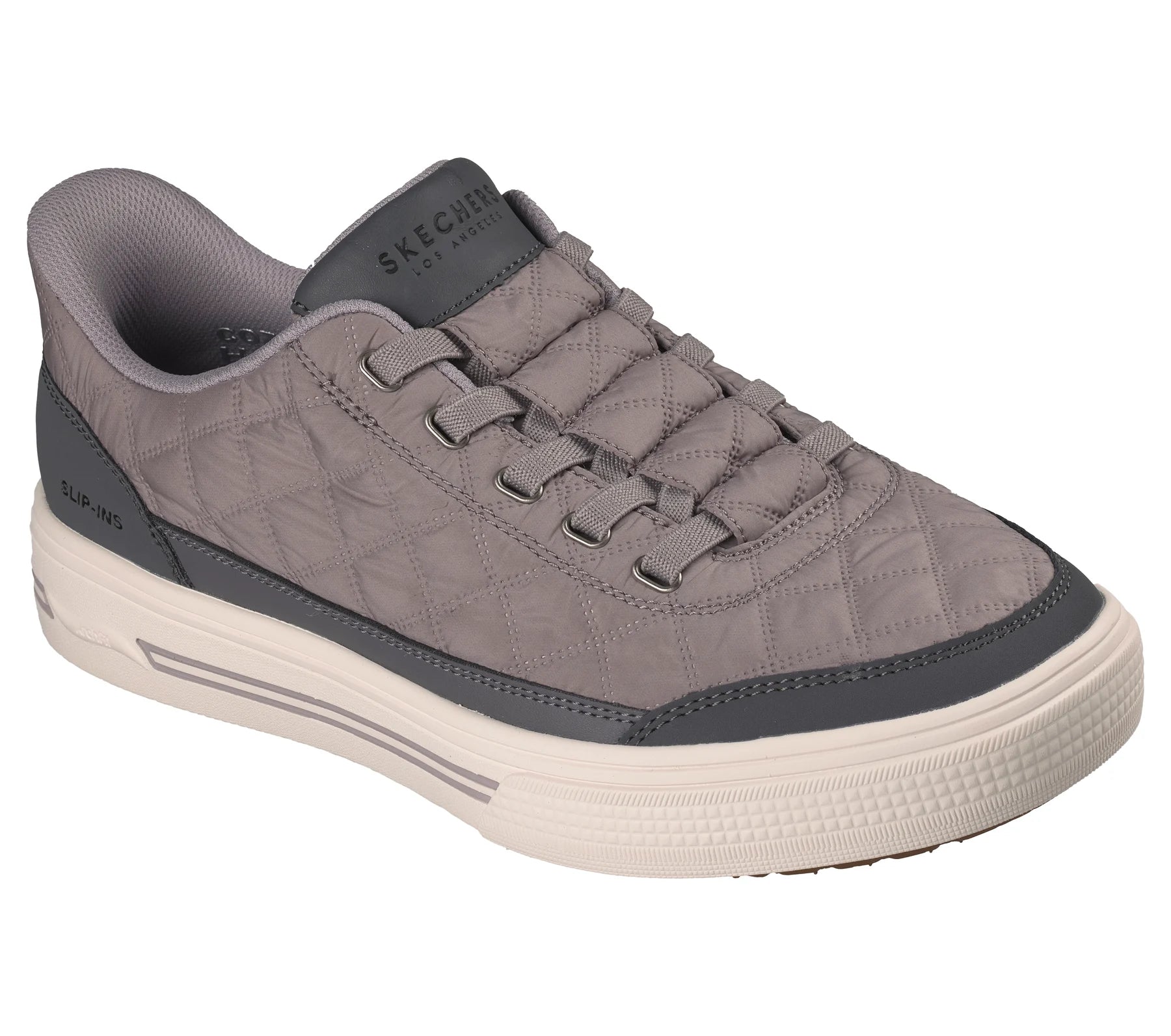 Skechers scarpa sneakers da uomo Slip-ins Arch Fit Arcade Cozy Fit Charming Daze 183227-GRY grigio