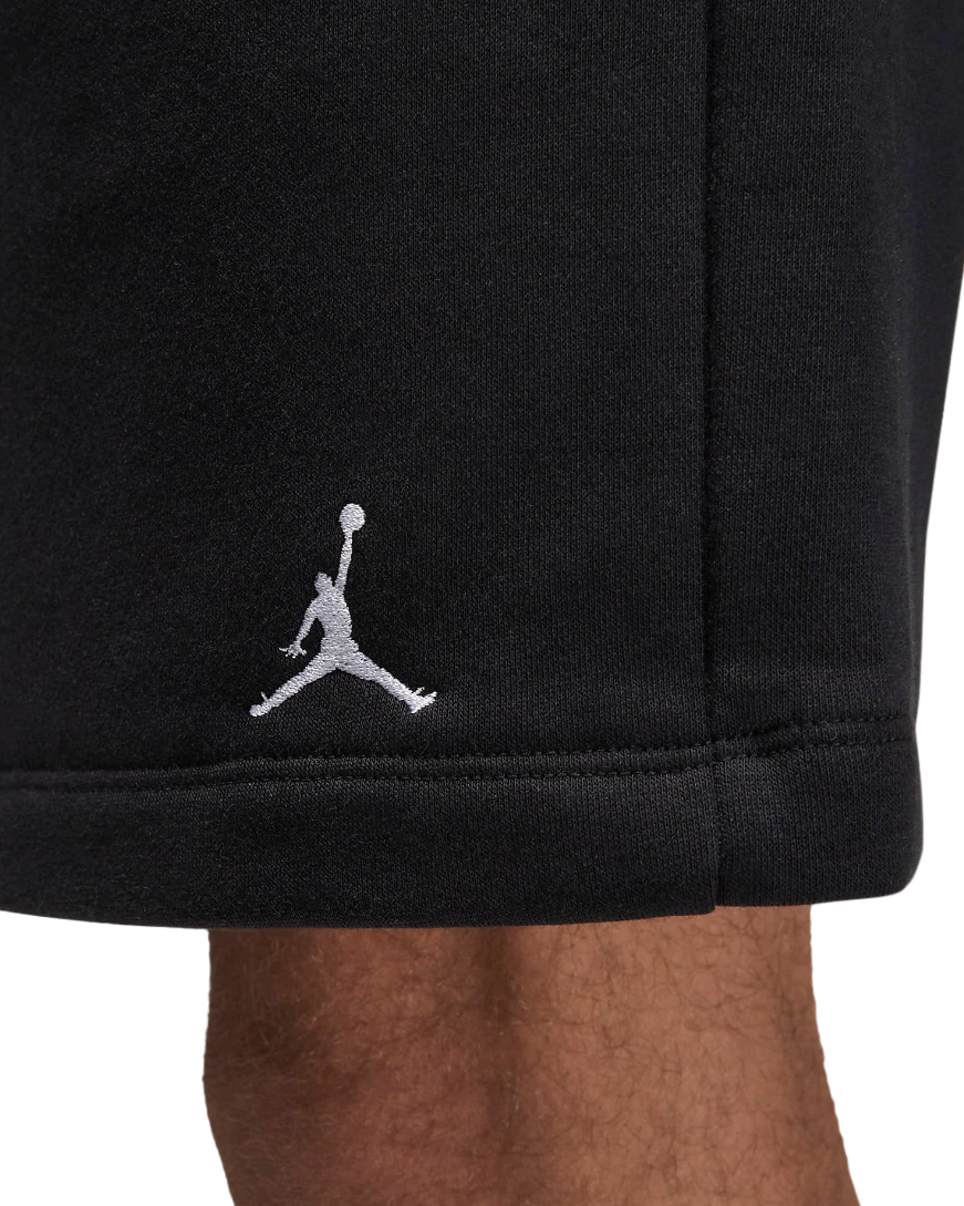 Jordan pantaloncino sportivi da uomo in cotone felpato Essentials FJ7782-010 nero
