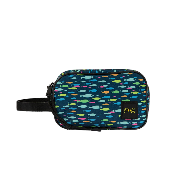 F**K Pochette con logo dotata di chiusura zip. Dimensioni: 16 X 19 X 5 X cm. M04AA81-X19 fantasia