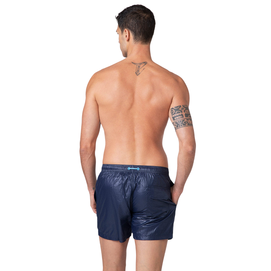 F**K pantaloncino costume mare da uomo M01BU02BU blu