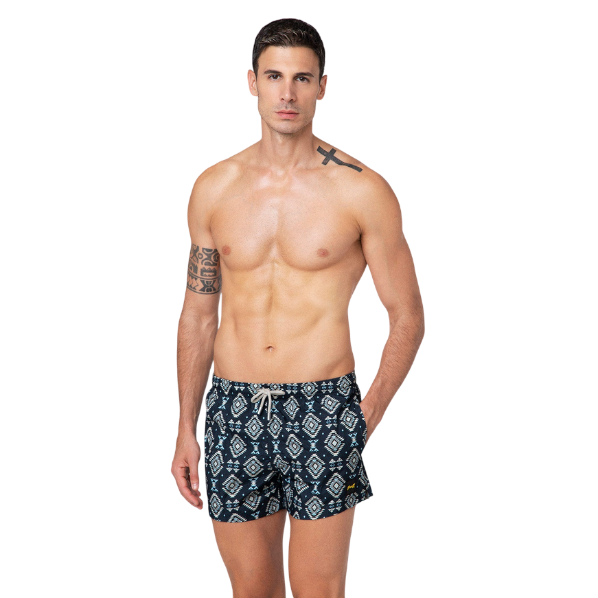 F**K pantaloncino costume mare da uomo M02BA31-X05 fantasia