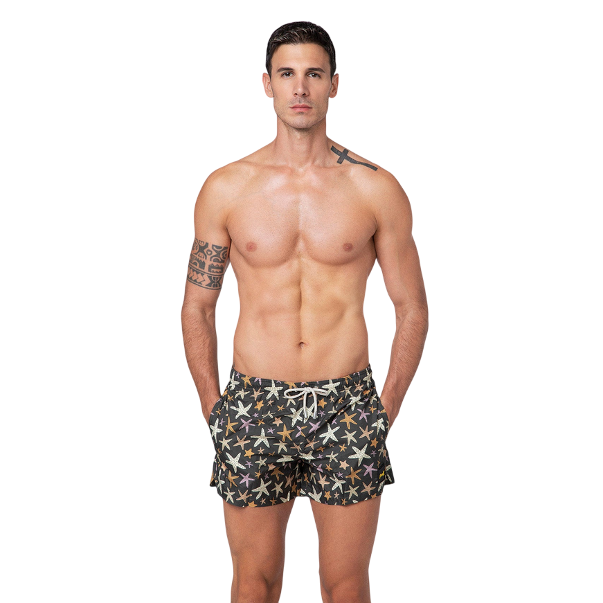 F**K pantaloncino costume mare da uomo M04BA31-X14 fantasia