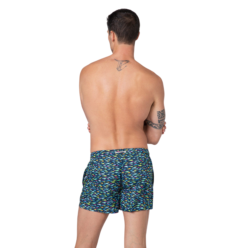 F**K pantaloncino costume mare da uomo M04BA31-X19 fantasia