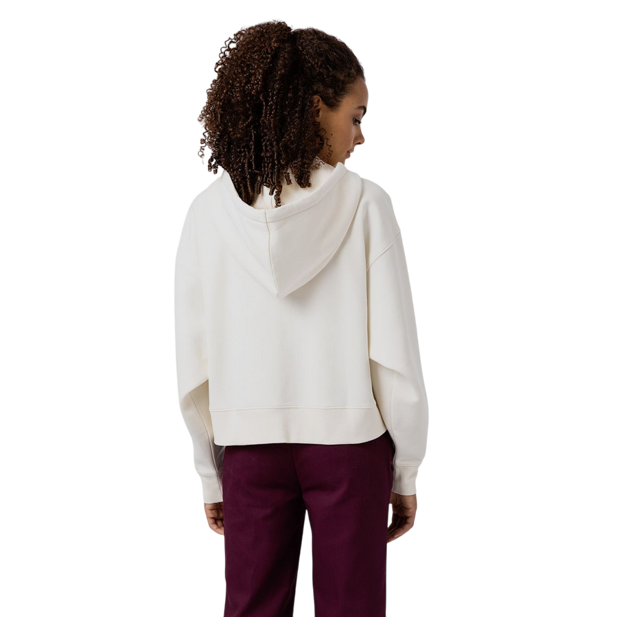 Retro felpa Dickies donna Oakport in pile policotone spazzolato color ecru