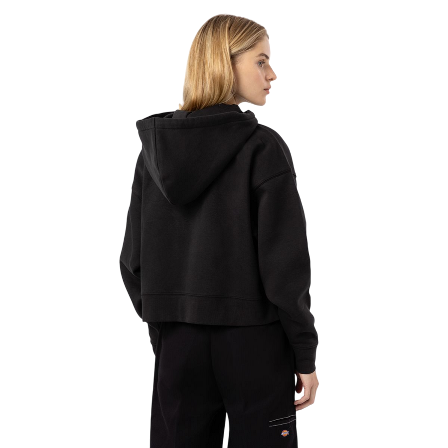 Retro felpa Dickies donna Oakport in pile policotone spazzolato nero