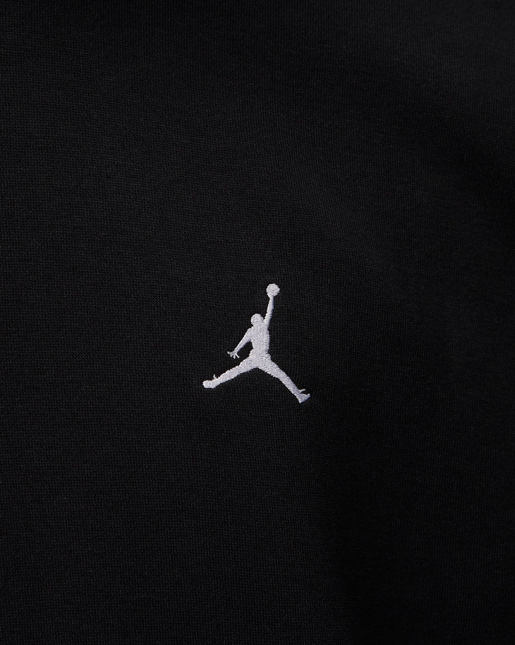 Felpa Jordan Brooklyn Fleece Nera Uomo FV7293-010 | Girocollo Streetwear l