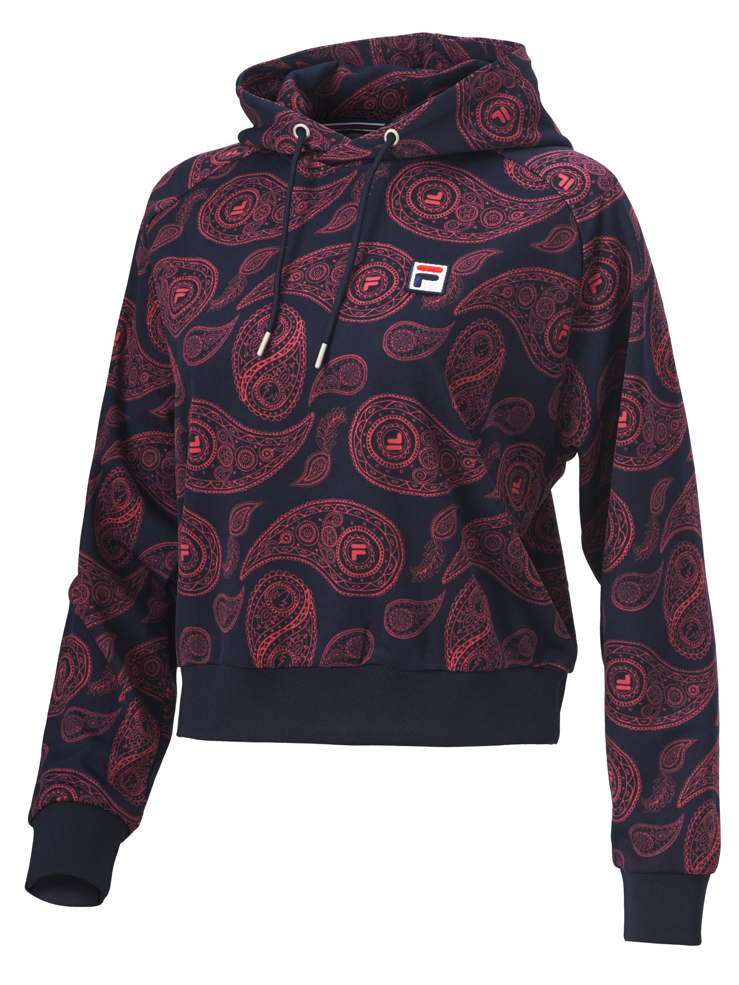 Fila felpa con cappuccio da donna Callison aop Hoody 688969 B419 bordeaux