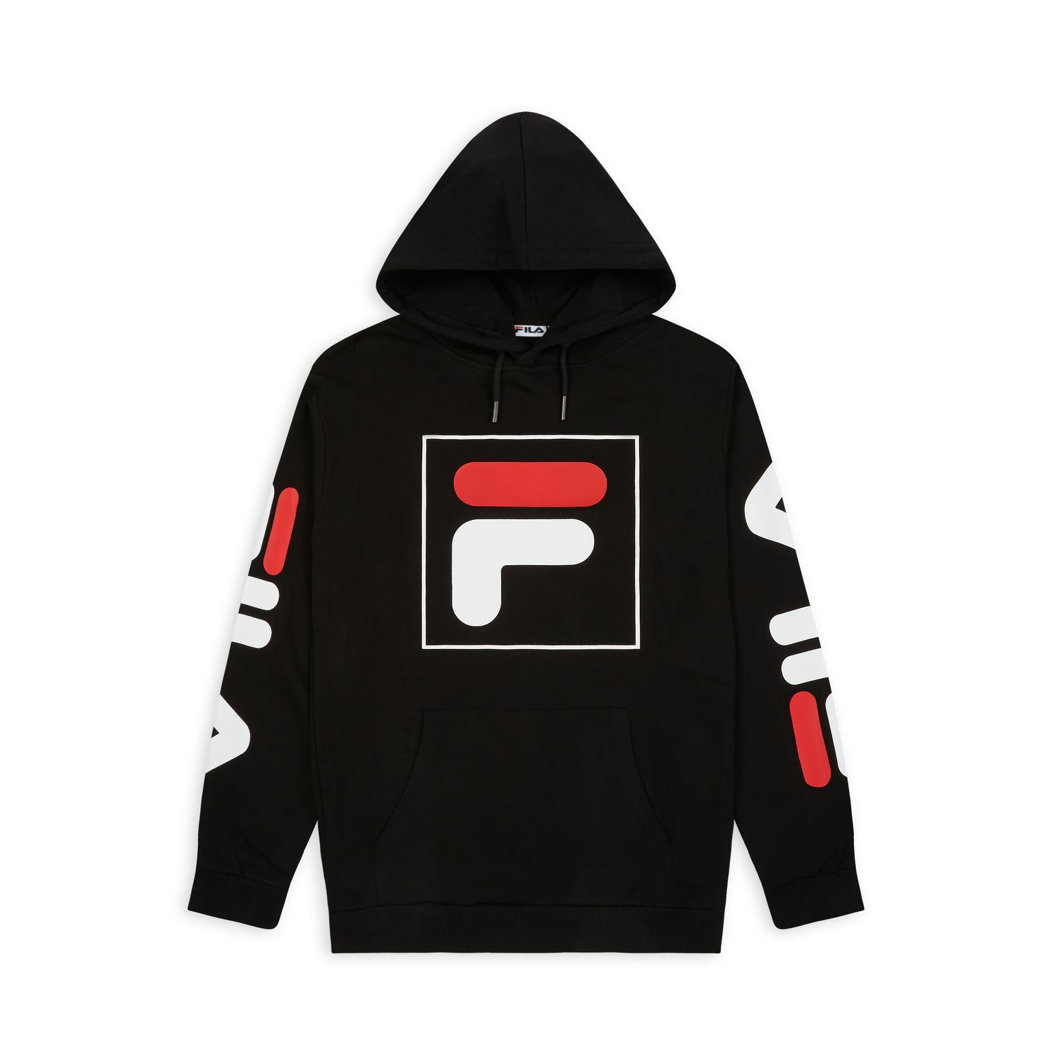 Fila felpa con cappuccio e logo da uomo TOTAL Hoody Men 682355 002 nero