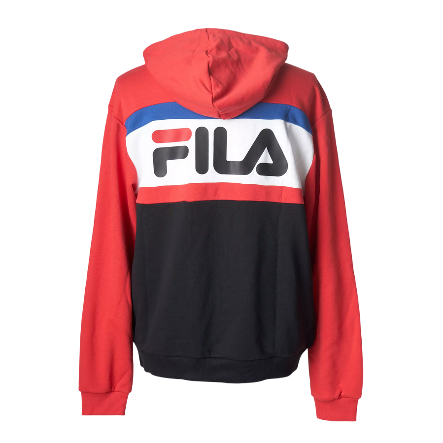 Fila felpa con cappuccio da uomo Radomir Hoody 687232 A251 rosso-bianco-nero