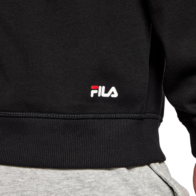 Fila felpa con cappuccio e logo grande da uomo Classic Pure Hoody 681090 002 nero