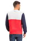 Fila felpa girocollo da uomo Word Crew Sweat 682860 K14 rosso-bianco-nero