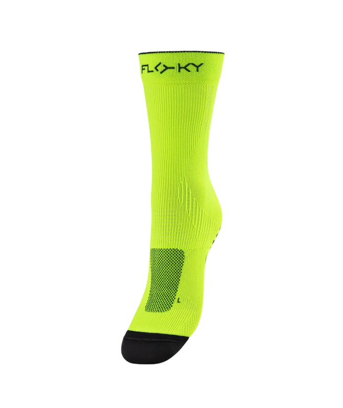 Floky calza biomeccanica da corsa Run Up Medium gialla