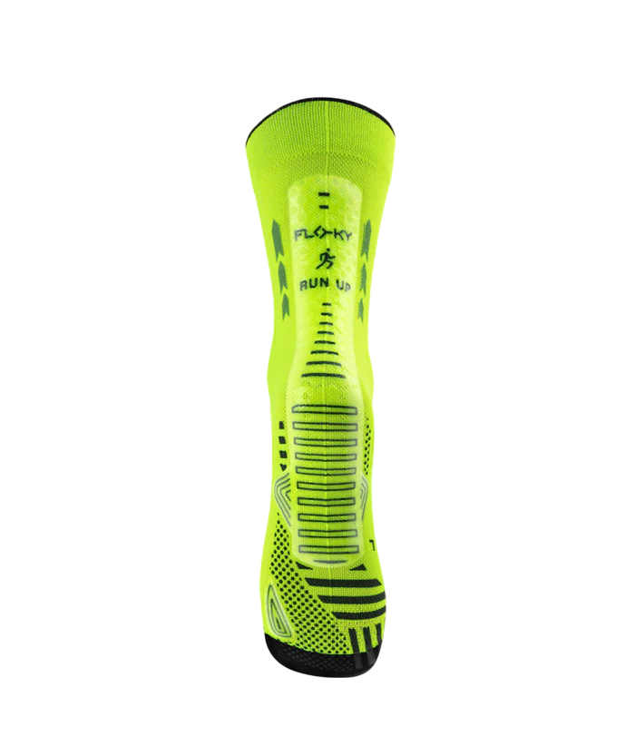 Floky calza biomeccanica da corsa Run Up Medium gialla