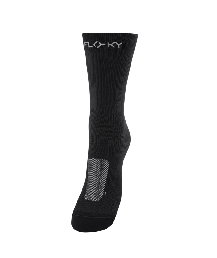Floky calza biomeccanica da corsa Run Up Medium nero