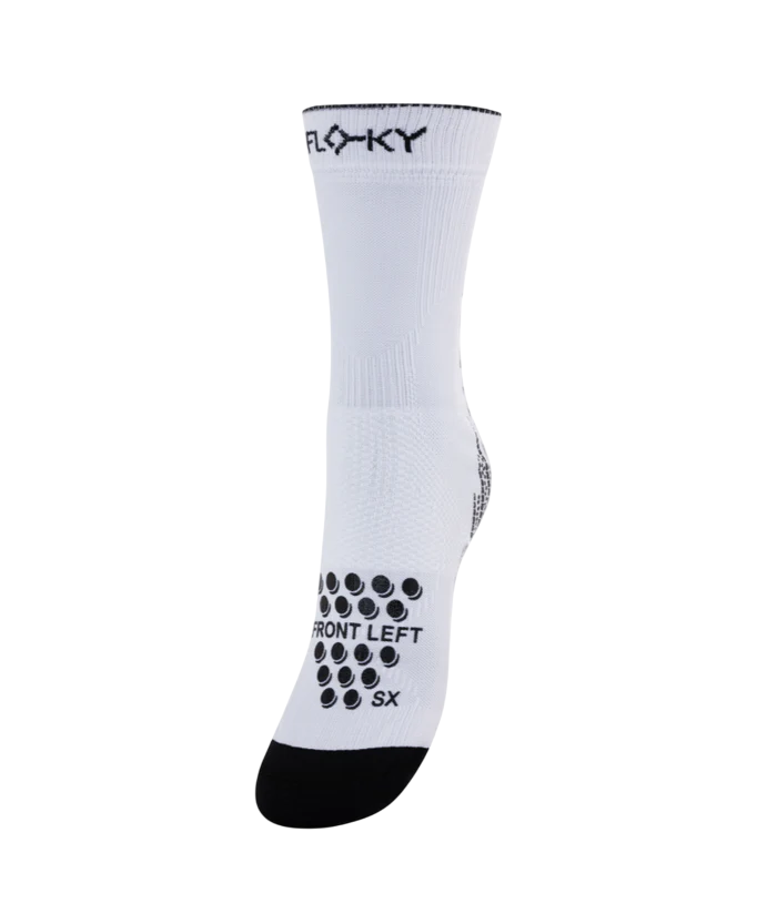 Floky calza da padel tennis S-Mash 2.0 bianco