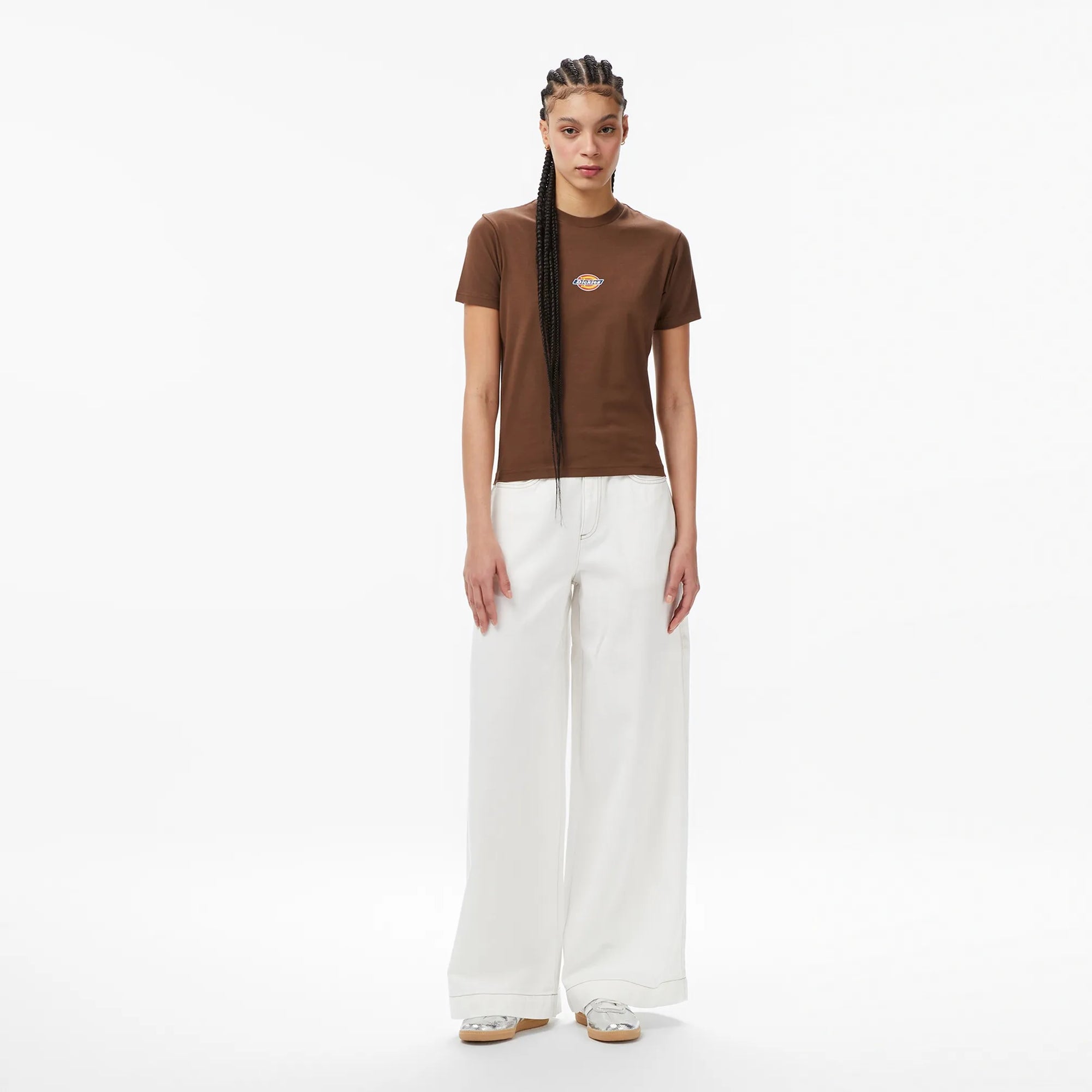 Dickies maglietta manica corta da donna Maple Valley DK0A4ZAO0TB cioccolato