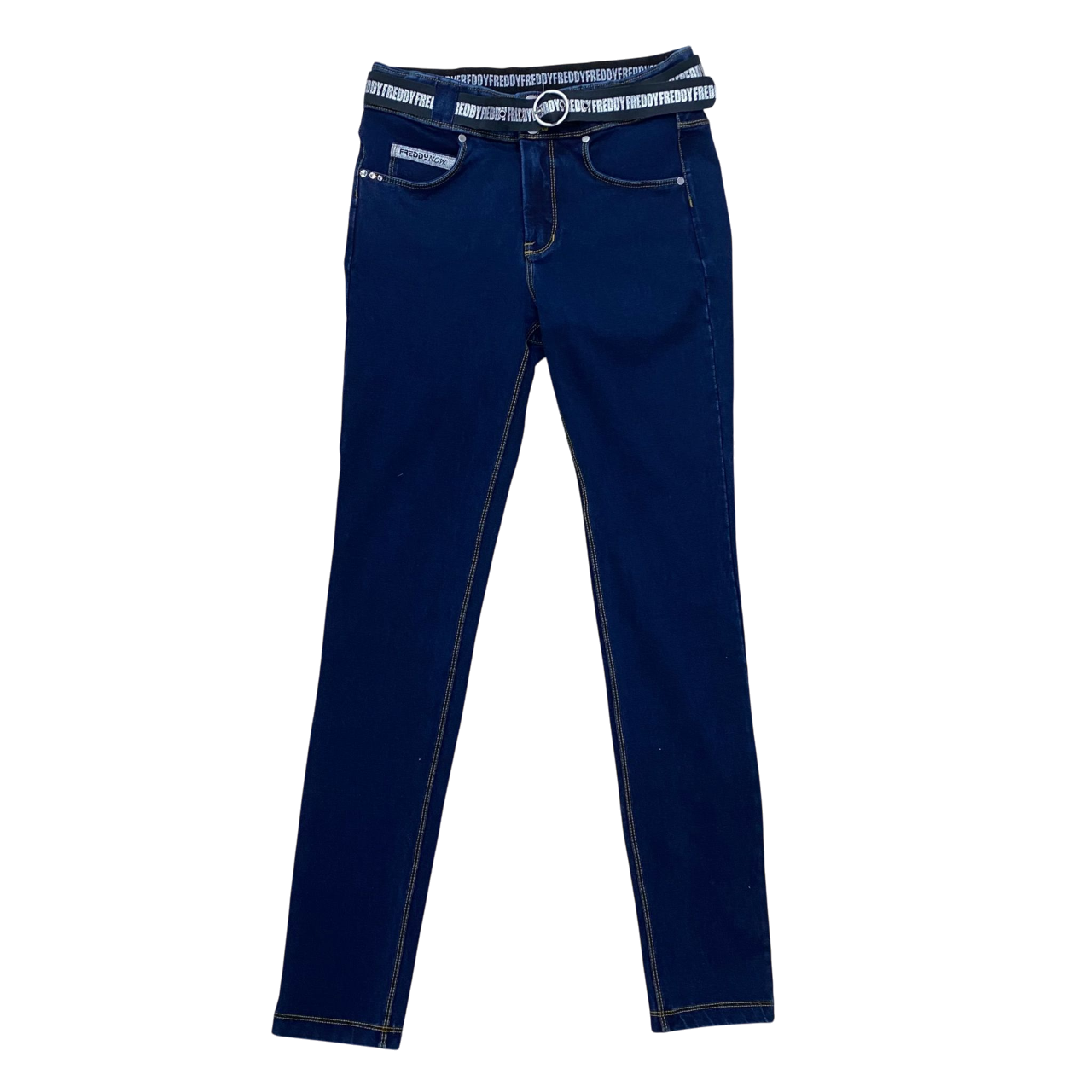 Freddy pantalone sportivo da donna NOW1MC002 J0Y blu scuro