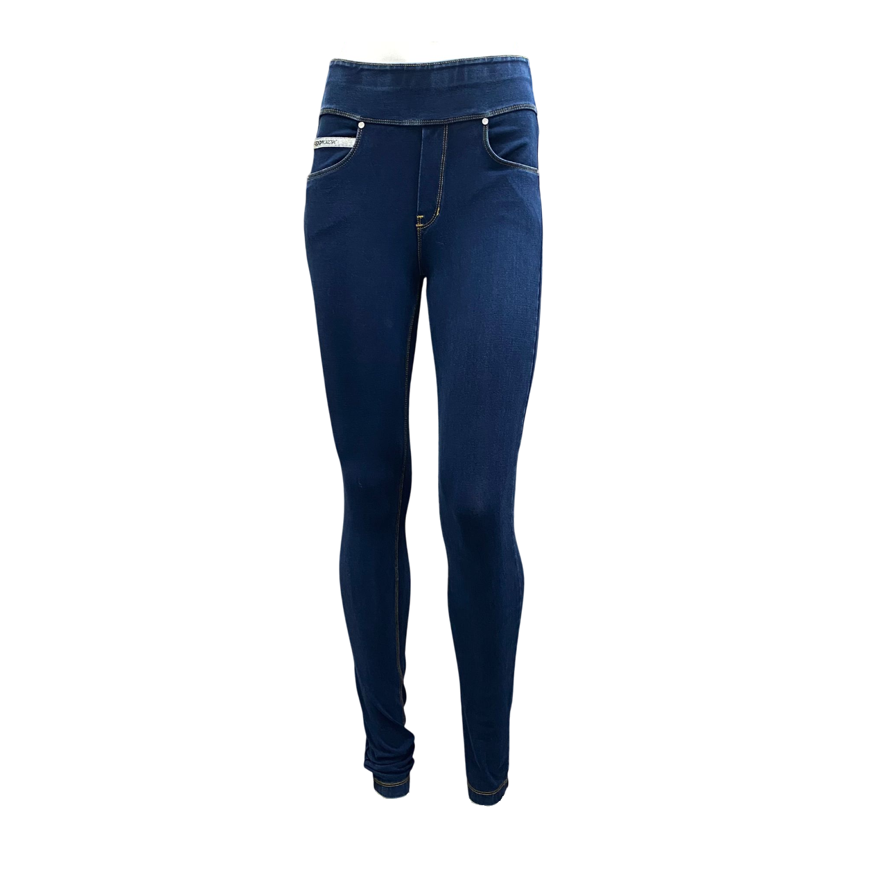 Freddy pantalone sportivo da donna aderente NOWY1MC002 J0Y blu scuro