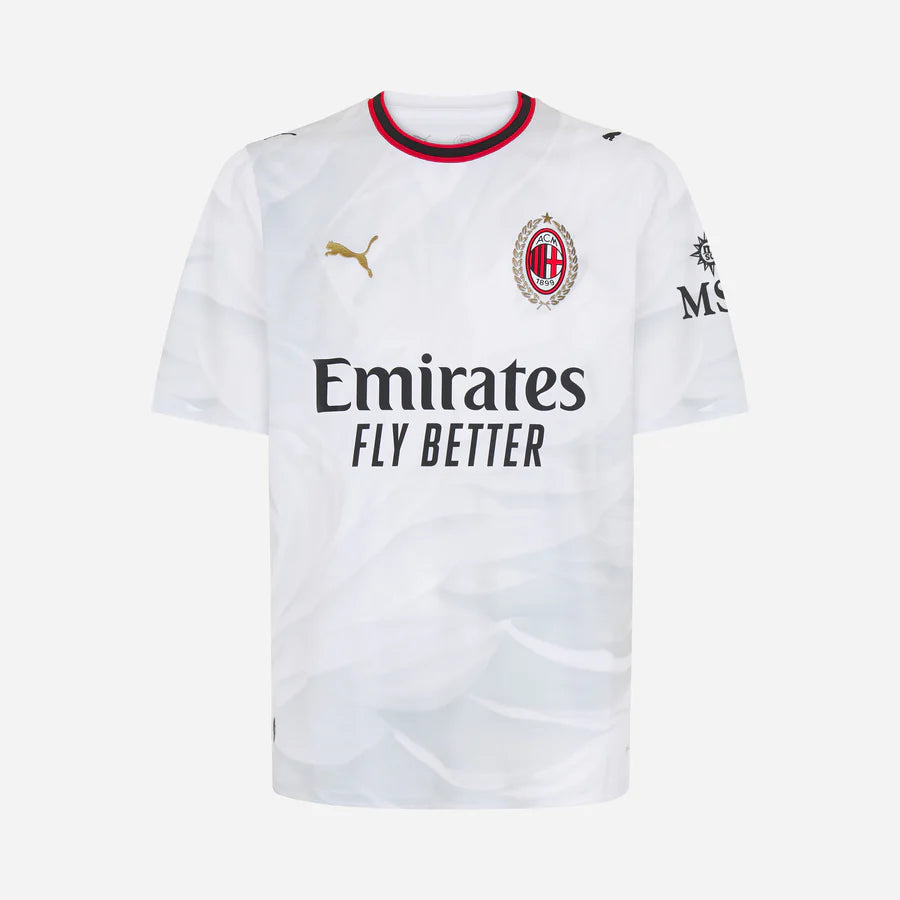 Puma maglia da calcio uomo Milan ACM Away Jersey Replica 784130-02 bianca