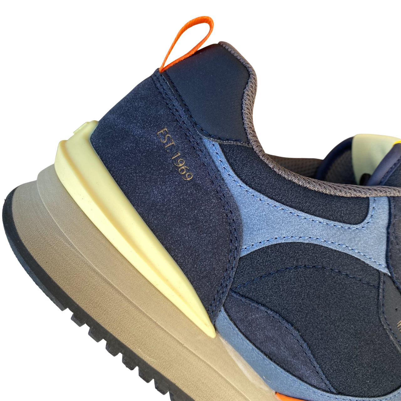 GAP – Sneakers Uomo Run Spirit City GPM5214291690 Blu | Scarpe Casual Autunno/Inverno versatili e comfort per tutti i giorni - tallone