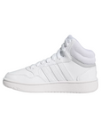 Adidas scarpa sneakers da ragazzi Hoops Mid 3.0 GW0401 bianco grigio