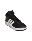 Adidas scarpa sneakers da ragazzi Hoops Mid 3.0 GW0402 nero-bianco