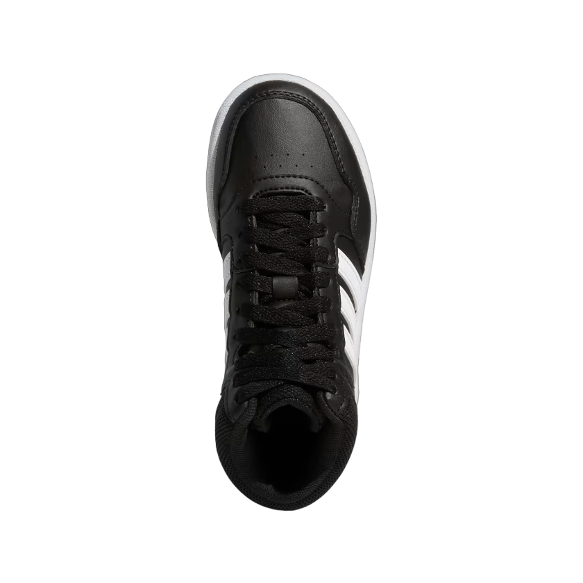 Adidas scarpa sneakers da ragazzi Hoops Mid 3.0 GW0402 nero-bianco