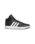 Adidas scarpa sneakers alta da adulto Hoops 3.0 Mid GW3020 nero-bianco