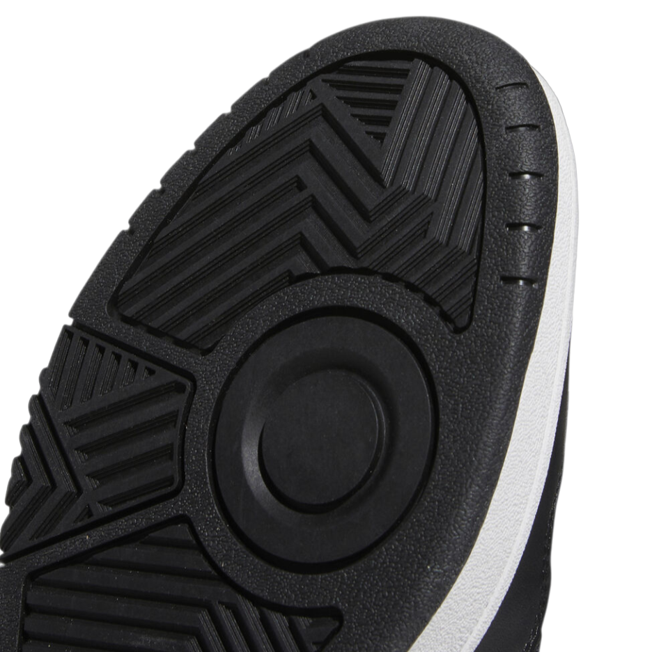 Adidas scarpa sneakers alta da adulto Hoops 3.0 Mid GW3020 nero-bianco