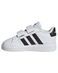 Adidas scarpa sneakers con strappo da bambino Grand Court 2.0 2.0 CF GW6527 bianco-nero