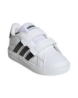 Adidas scarpa sneakers con strappo da bambino Grand Court 2.0 2.0 CF GW6527 bianco-nero