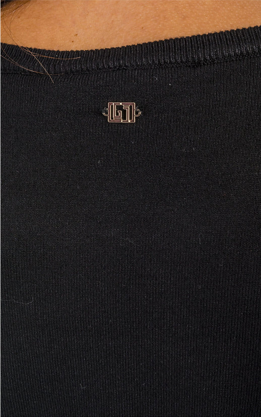 Gaudì Abito Donna Maglia Strass - 421BD13004 Nero - logo 