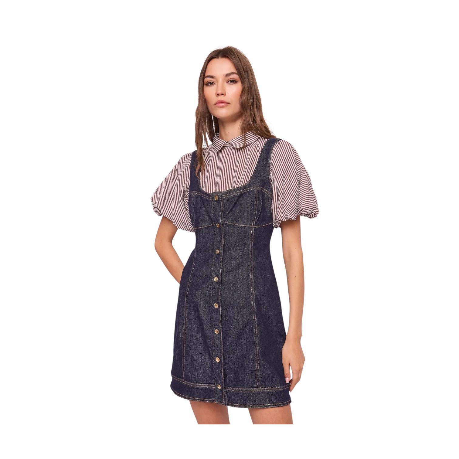 Gaudì Abito da donna in denim di cotone  611BD16002 blu