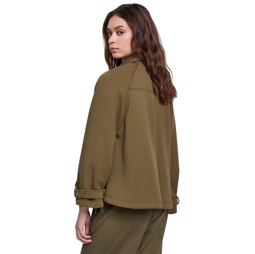 Gaudì Caban Donna Doppiopetto Verde 521BD34002 2502| Giacca in Cotone - posteriore