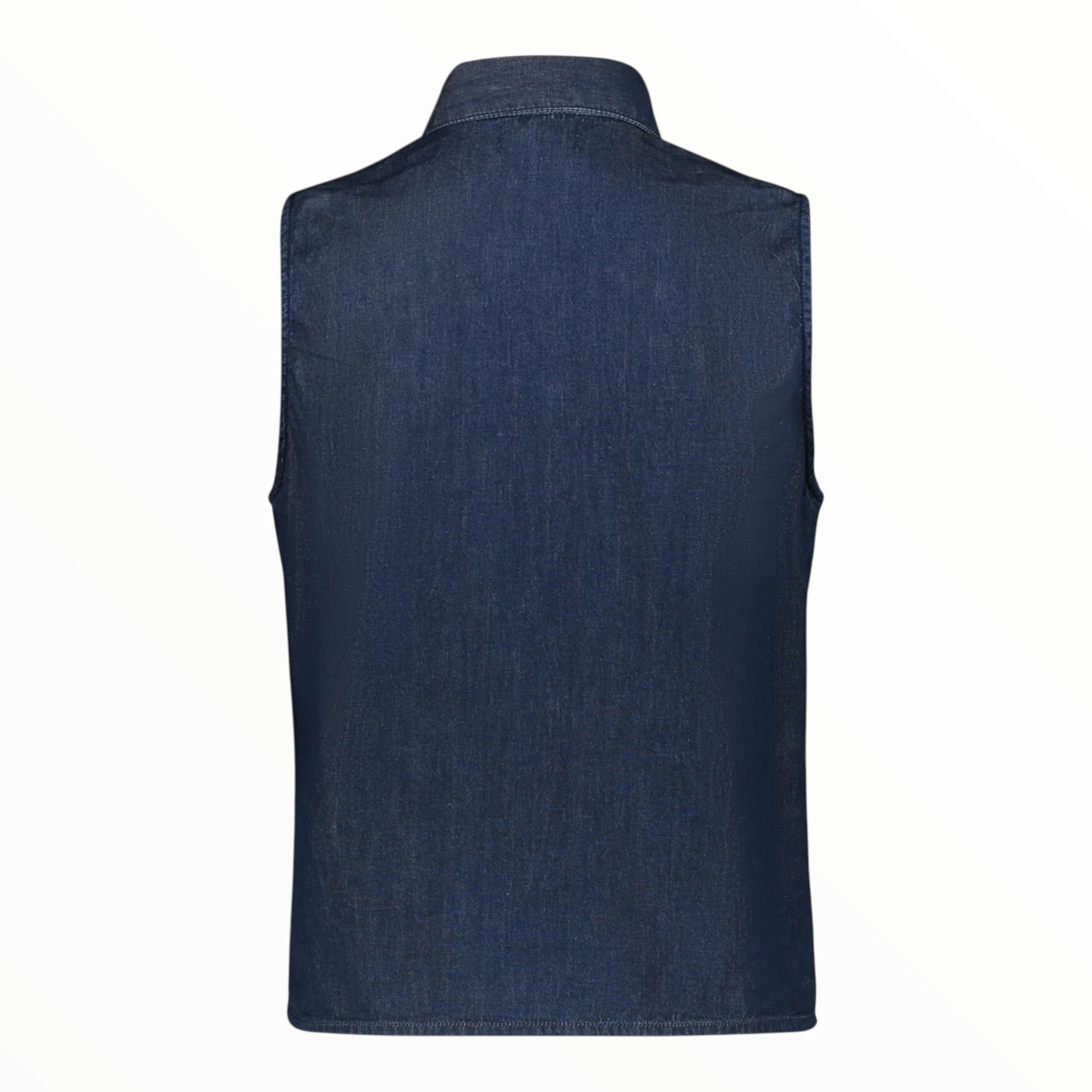 Gaudì Camicia da donna in cotone con strass 611BD46012 blu retro