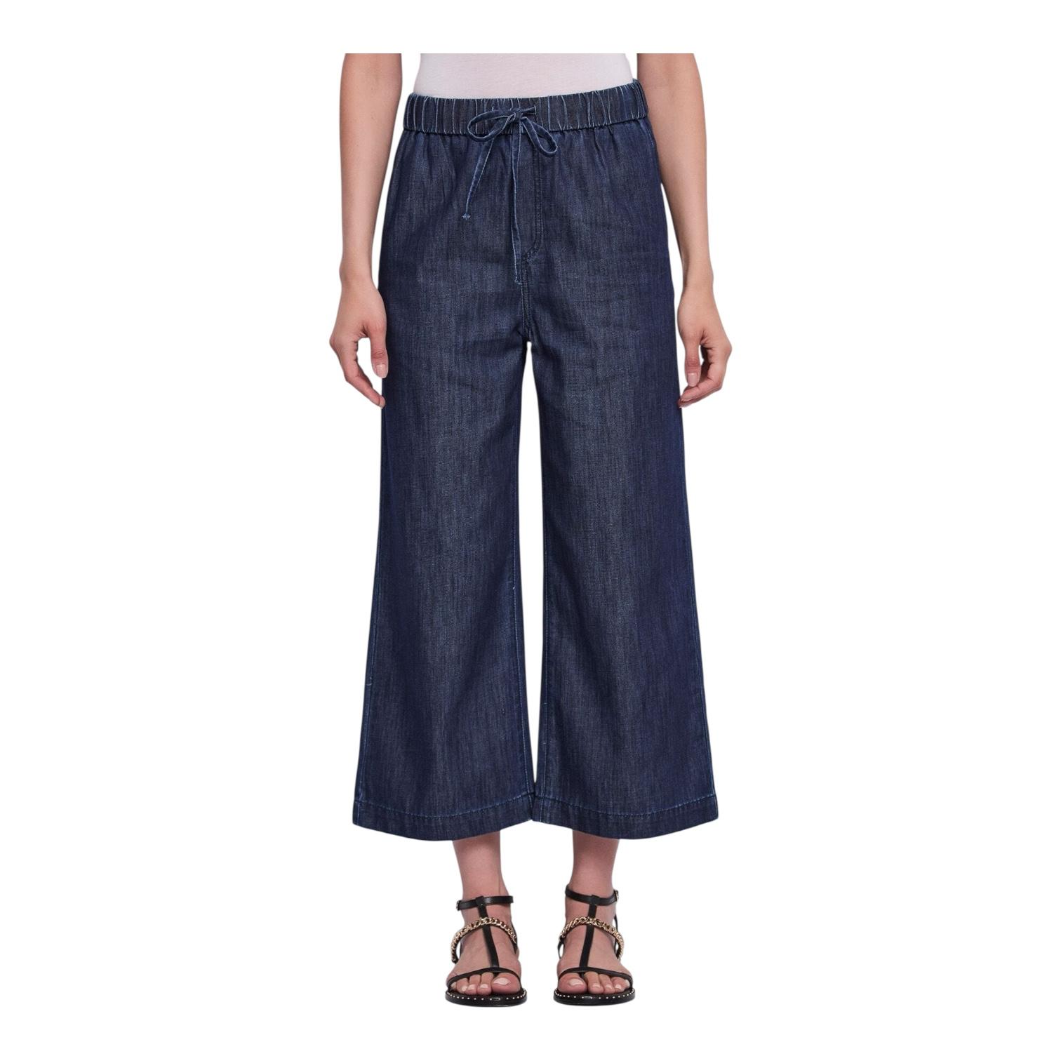 Gaudì Jeans Wide Leg Donna Coulisse 611DB26005 Blu avanti