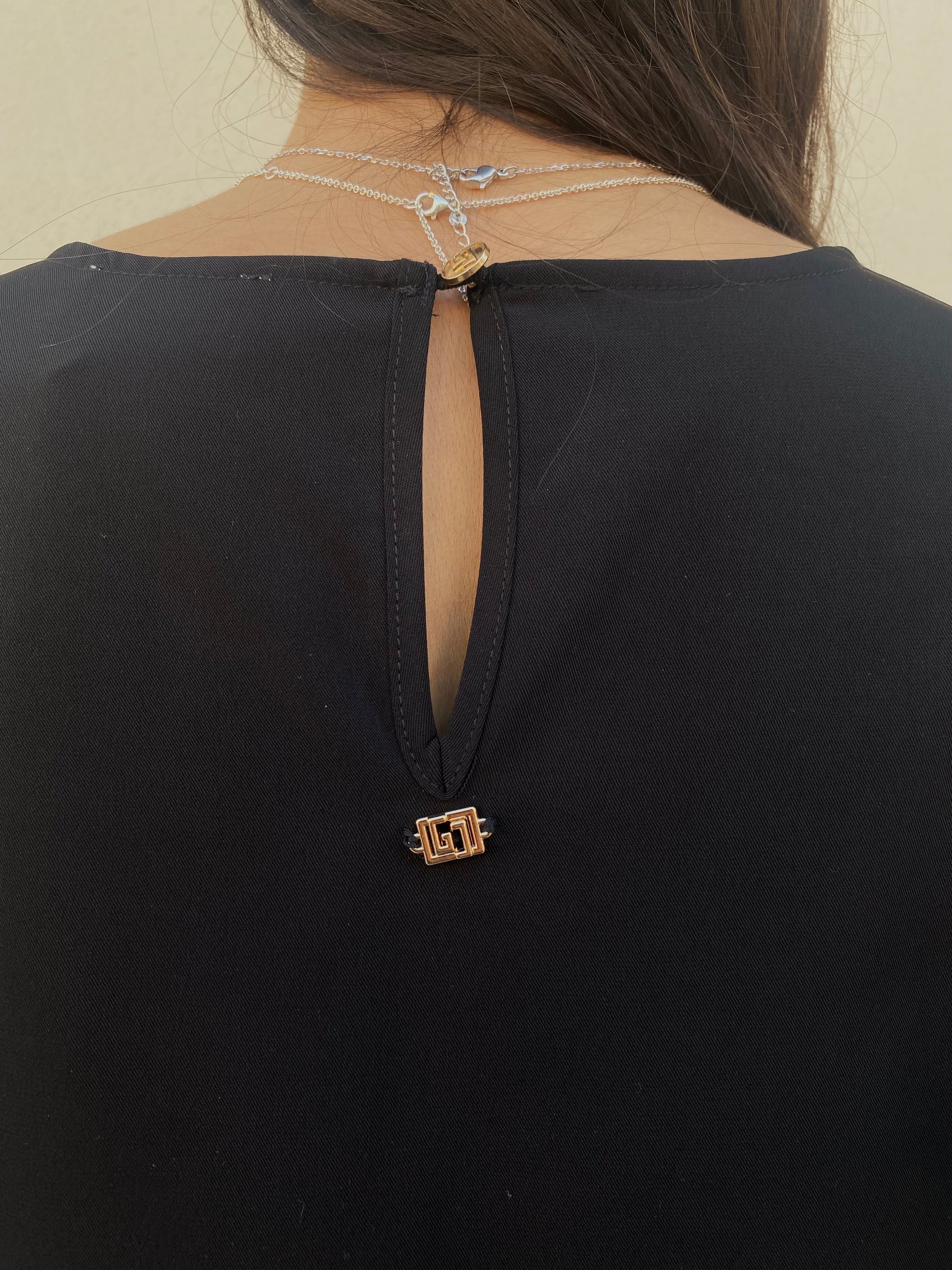 Gaudì abito da donna con volant 511BD15005 2001 nero