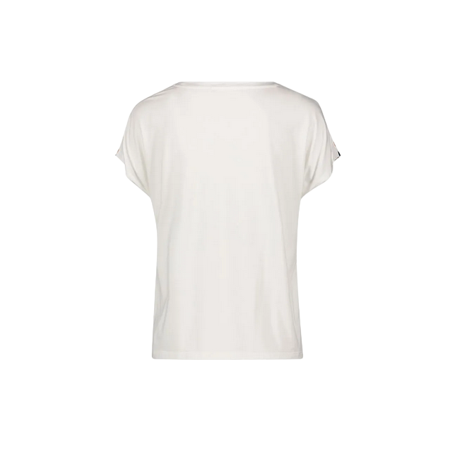 Gaudì maglietta manica corta da donna con stampa 411BD64009 bianco fantasia