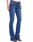 Gaudì pantalone jeans da donna Flare cropped 411BD26011 blu medio