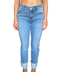 Gaudì pantalone jeans da donna Skinny Cropped Kelly 411BD26009 blu chiaro