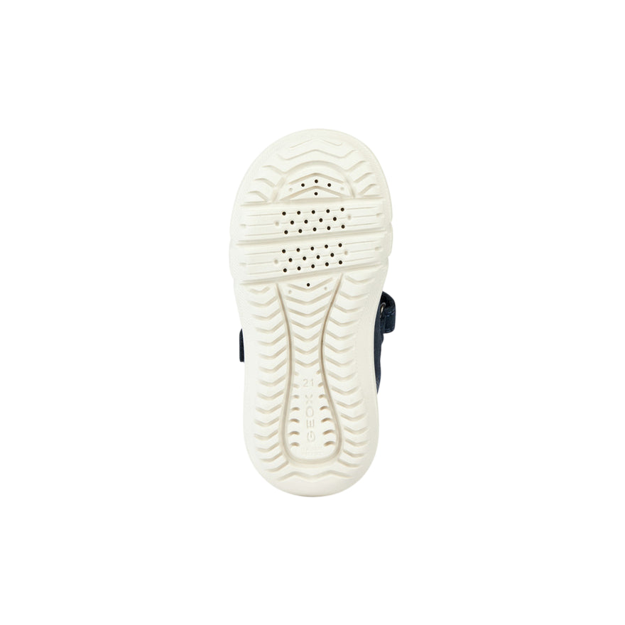 Geox Scarponcini Hyroo B365DA per Bimbo - Blu Navy e Ocra - suola