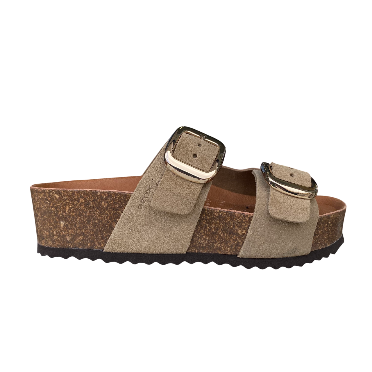 Geox sandalo da donna con zeppa D551DA 00022 C6738 tortora