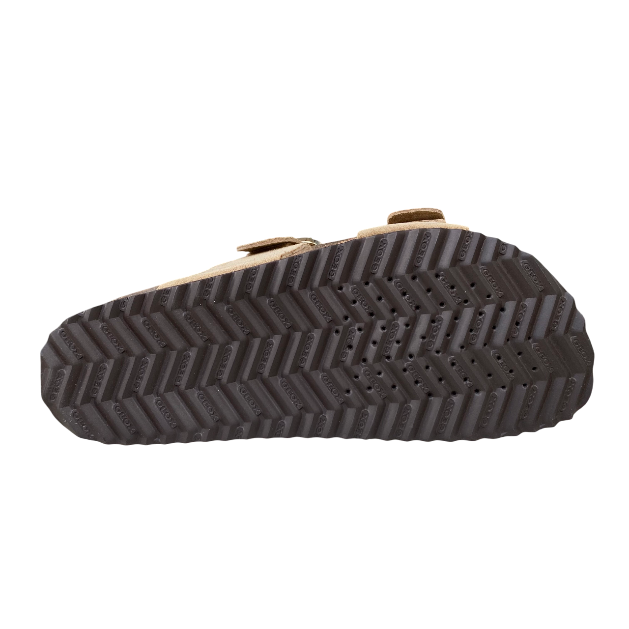 Geox sandalo da donna con zeppa D551DA 00022 C6738 tortora3