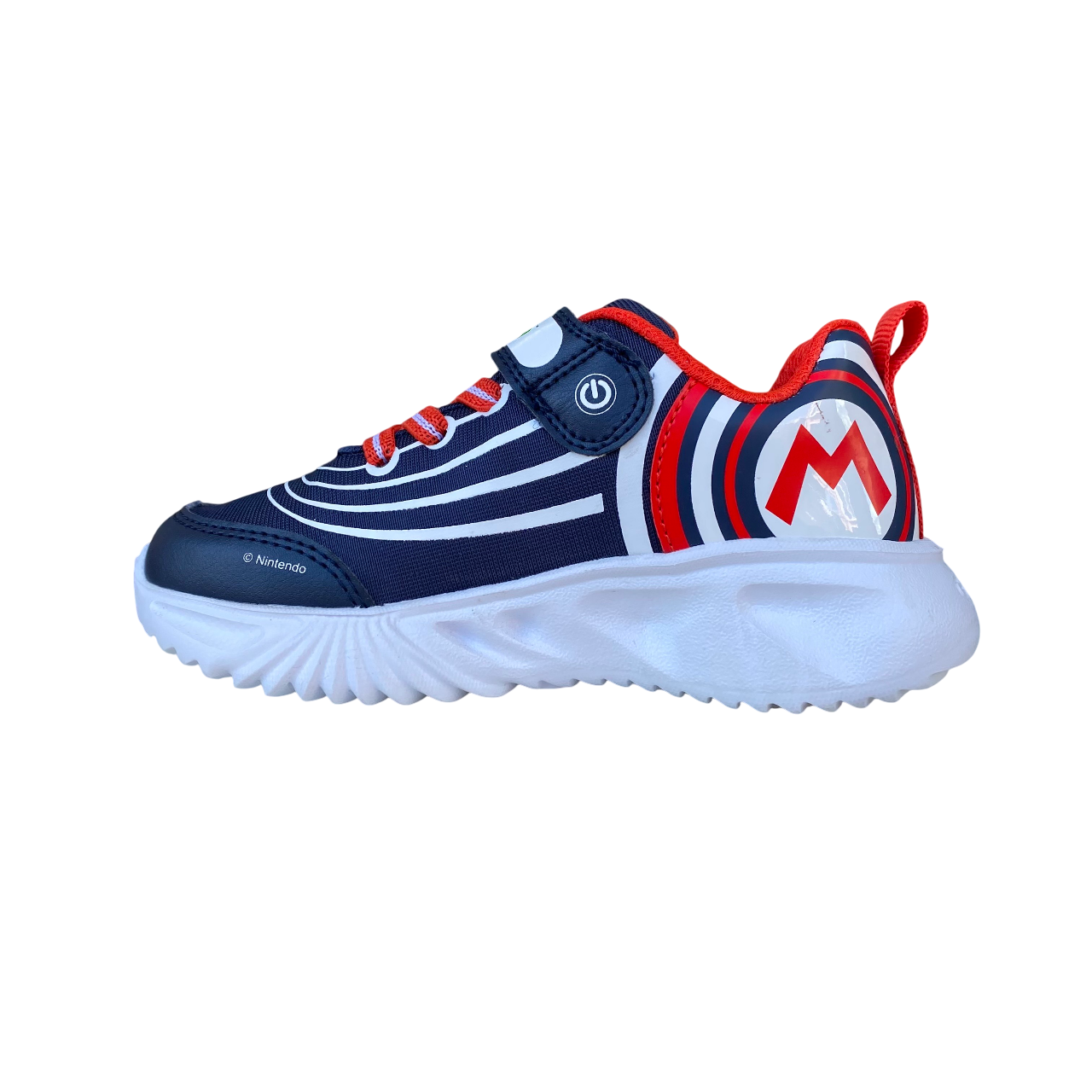 Geox scarpa da ginnastica da bambino  con laccio elastico e velcro Assister  J55DZB 02A54 C0735 blu-rosso
